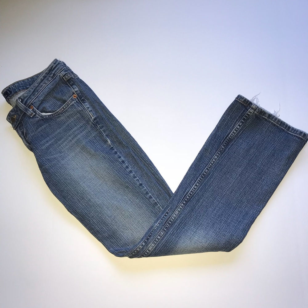 Levi’s 518 superlow medium wash denim